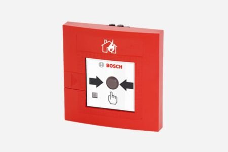 Bosch FMC-210-DM-G-R Red Analog Pushbutton, for indoor mounting